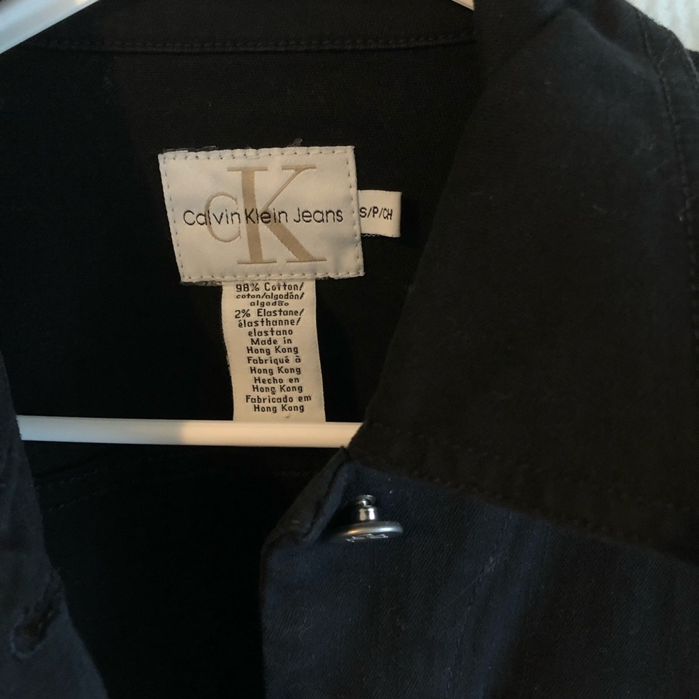 Calvin Klein Black Denim Jacket